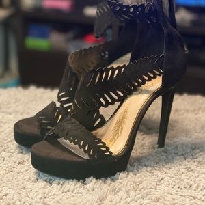 Jessica Simpson Black Azure Heels